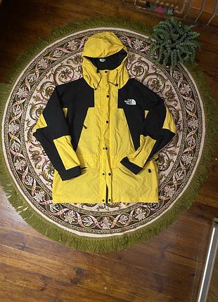Куртка чоловіча the north face summit series gore-tex xcr жовто-чорна m