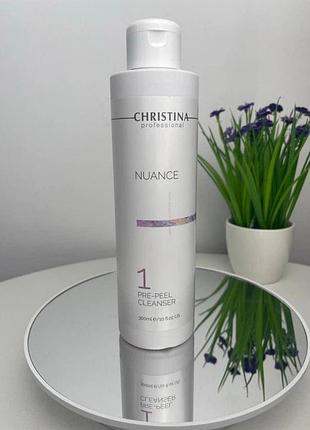 Предпилинговый очищающий гель (шаг 1) christina nuance pre-peel cleanser 300 мл