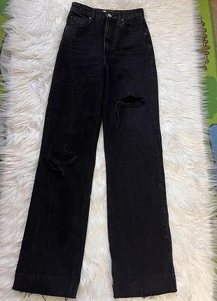 Джинси zara wide leg розмір 34