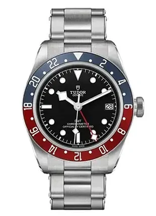 Часы tudor black bay gmt "pepsi"