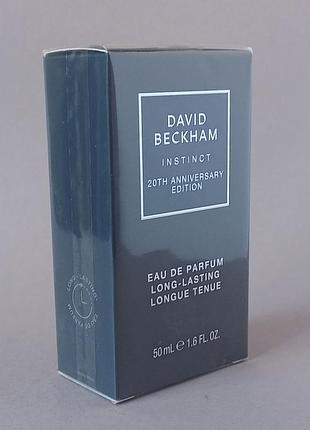 David beckham instinct 20th anniversary edition 50 мл для мужчин (оригинал)
