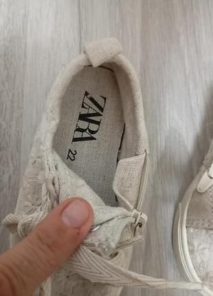 Кеды детские zara 22 размер 7