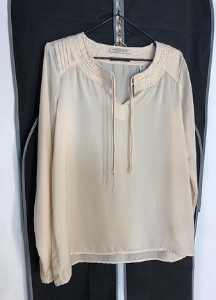 Блуза жіноча беж maison scotch 8