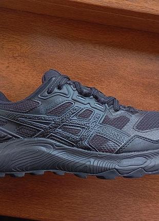 Черные трейловые кроссовки asics gel-sonoma 7 gore-tex мембрана оригинал р.43.5 черные состояния идеальны