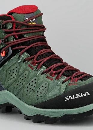 Черевики salewa alp trainer 2 mid gtx зелені