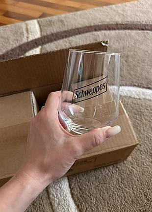 Склянки schweppes низькі 2