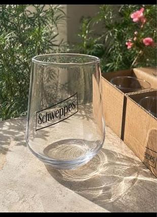 Склянки schweppes низькі