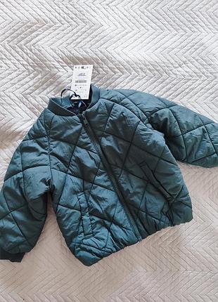 Куртка дитяча демісезонна стьобана zara р.92/98 см