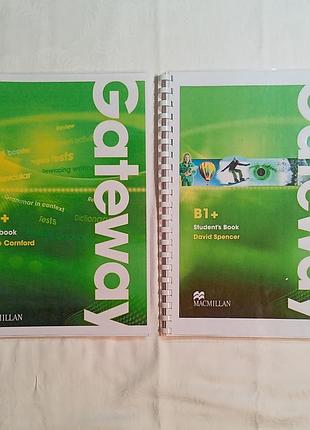 Підручники + вивчення мов + david spencer + gateway b1+ student’s book і workbook (англійська, м'яка, macmillan)