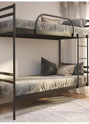 Двухъярусная кровать comfort duo с 2мя ортопедическими матрасами эко-41 90х200