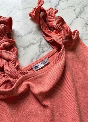 Топ жіночий zara персиковий