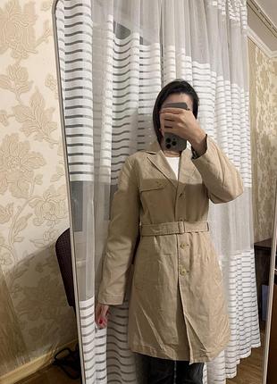 Жіночий тренч inwear бежевий (eur 34 / xs-s)