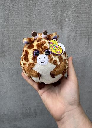 Круглу м'яку іграшку tippy the giraffe із популярної колекції ty beanie ballz ty beanie ballz на ebay.