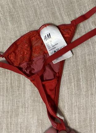 H&m чудові червоні стрінги 2