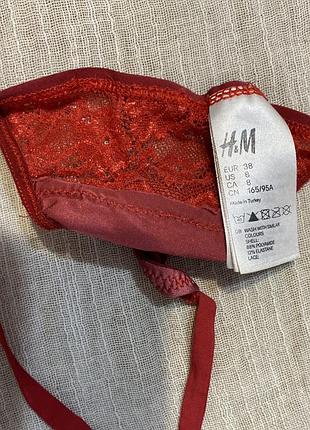 H&m чудові червоні стрінги 3