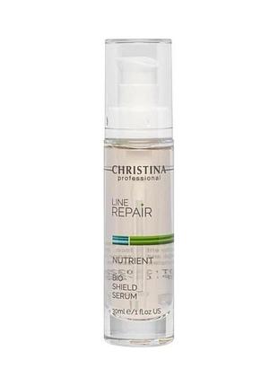 Увлажняющая сыворотка “био защита” christina line repair nutrient bio shield serum 30 мл
