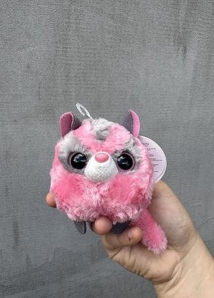 М'яка іграшка shooga the sugar glider із серії yoohoo & friends від aurora яскраво-рожевого кольору з великими виразними очима