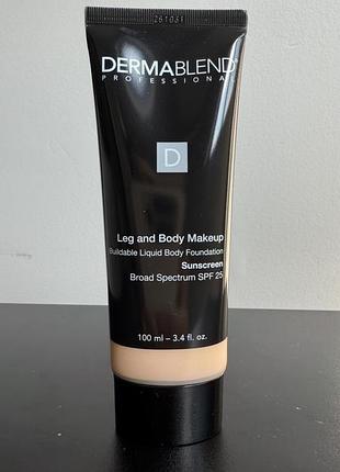 Тональний крем dermablend professional leg & body makeup spf 25, 100 мл