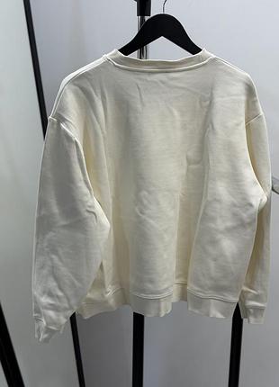 Світшот zara молочний l 3
