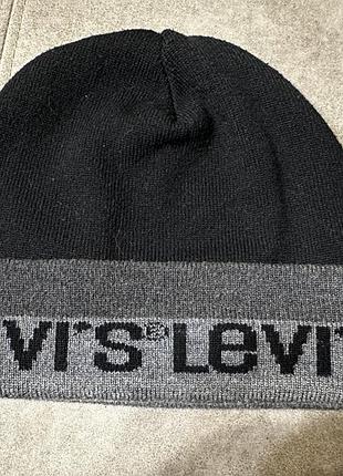 Зимова подвійна шапка levi’s на хлопчика