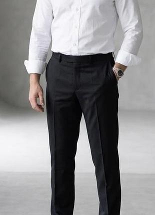 Премиум шерстяные брюки boss hugo boss selection super 150 (размер 50 / l / w34)