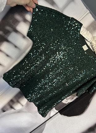 H&m блуза пайетки 3