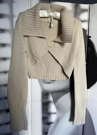 Светр кофта короткий stradivarius болеро