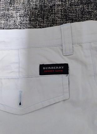 Шорти чоловічі burberry блакитні 3