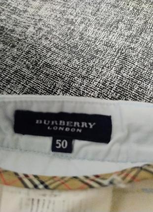 Шорти чоловічі burberry блакитні 4