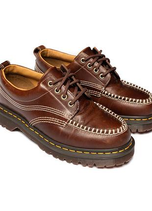 Dr.martens unisex lowell contrast stitch shoes brown [fwh017415]