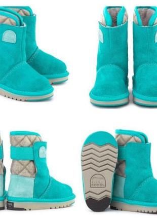 Детские сапоги угги sorel children newbie geyser