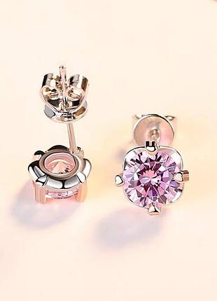 Серьги "розовые мечты" 3