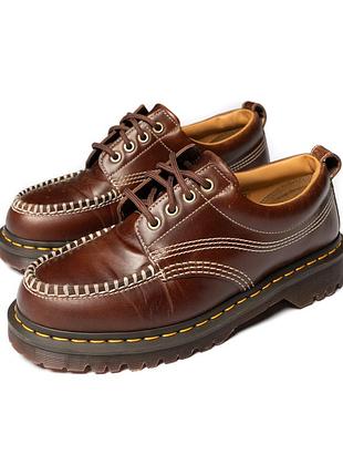 Dr.martens unisex lowell contrast stitch shoes brown [fwh017415]