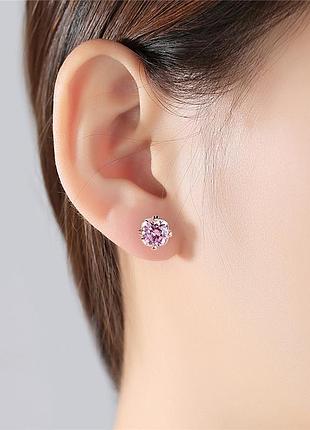 Серьги "розовые мечты" 4