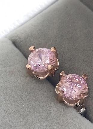 Серьги "розовые мечты" 7