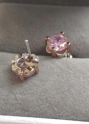 Серьги "розовые мечты" 9