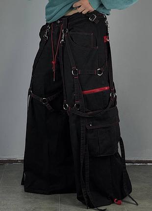 Унисекс vintage poizen industries gothic штаны брюки готические нефорские широкие бегги джинсовые джинсы new rock demonia  алтушка baggy jnco штани