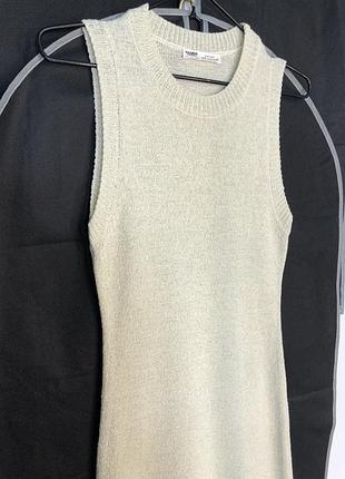Вʼязана сукня без рукавів pull&bear 3