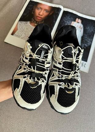 Asics gel kahana 8 white black 5