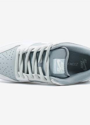 Кроссовки nike sb dunk low summit white wolf grey 9