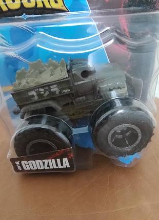 Колекційна моделька hot wheels monster trucks godzilla 2