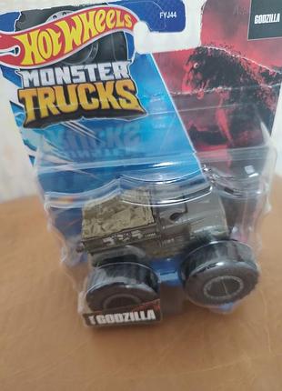 Колекційна моделька hot wheels monster trucks godzilla