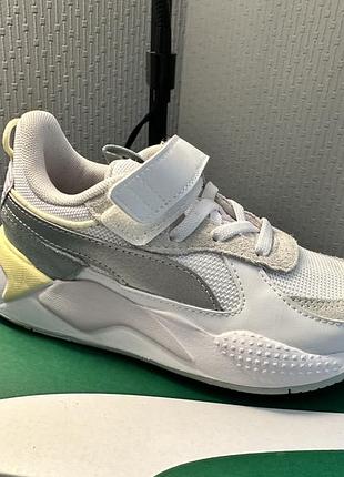 Кросівки для дітей puma rs-x metallic alternative closure+ kids білі