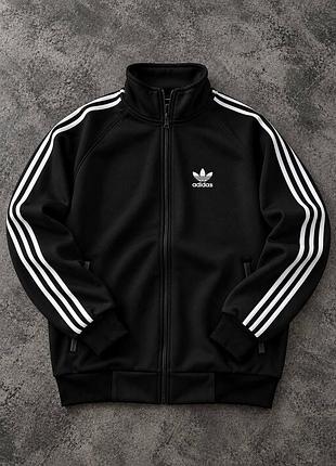 Спортивна кофта на флісі adidas, олімпійка тепла адідас