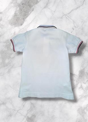 Білосніжна теніска для хлопчика fred perry біла, 2-3 роки 4