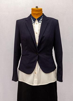 Формальний жакет приталеного крою на одному ґудзику ✂️h&m, made in vietnam 📍розмір eur 40, us 10 (деталі у описі)