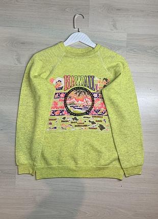 Жіночий вінтажний світшот fruit of the loom 90-х оригінал гарний стан ретро vintage oversize спортивний джемпер кофта розмір s / ua 42–44