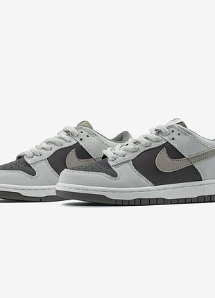 Кроссовки nike sb dunk low teddy bear grey 3