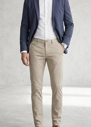 Мужские брюки чинос hugo boss (leeman1-w) — оригинал, размер 50 (w34)