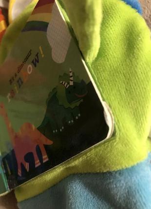 Книжка-іграшка динозаври пальчикові hello dinosaurs 4